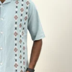 Skyblue Printed Shirt