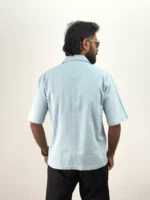 Skyblue Printed Shirt - Image 3