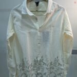 OFF WHITE FLOWER PRINTED SHIRT