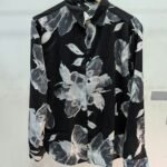BLACK FLORAL VISCO SHIRT