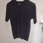 black polofit T-shirt